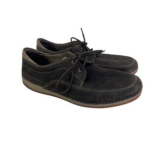 Clarks 1825 Leather Low Top Lace Up Loafers Shoes 61677 Mens size 12 M